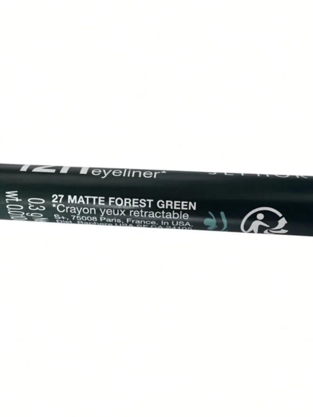 Sephora 12HR Retractable Eyeliner 27 Matte Forest Green New